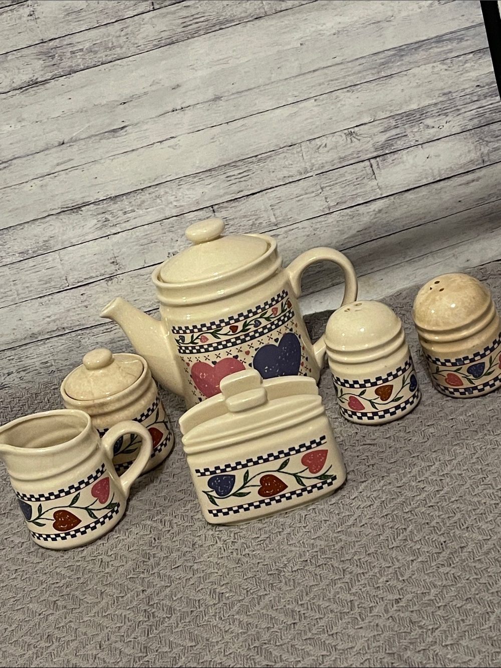 Vintage Hearts Delight Kitchen Collection Grandmacore Granny Chic
